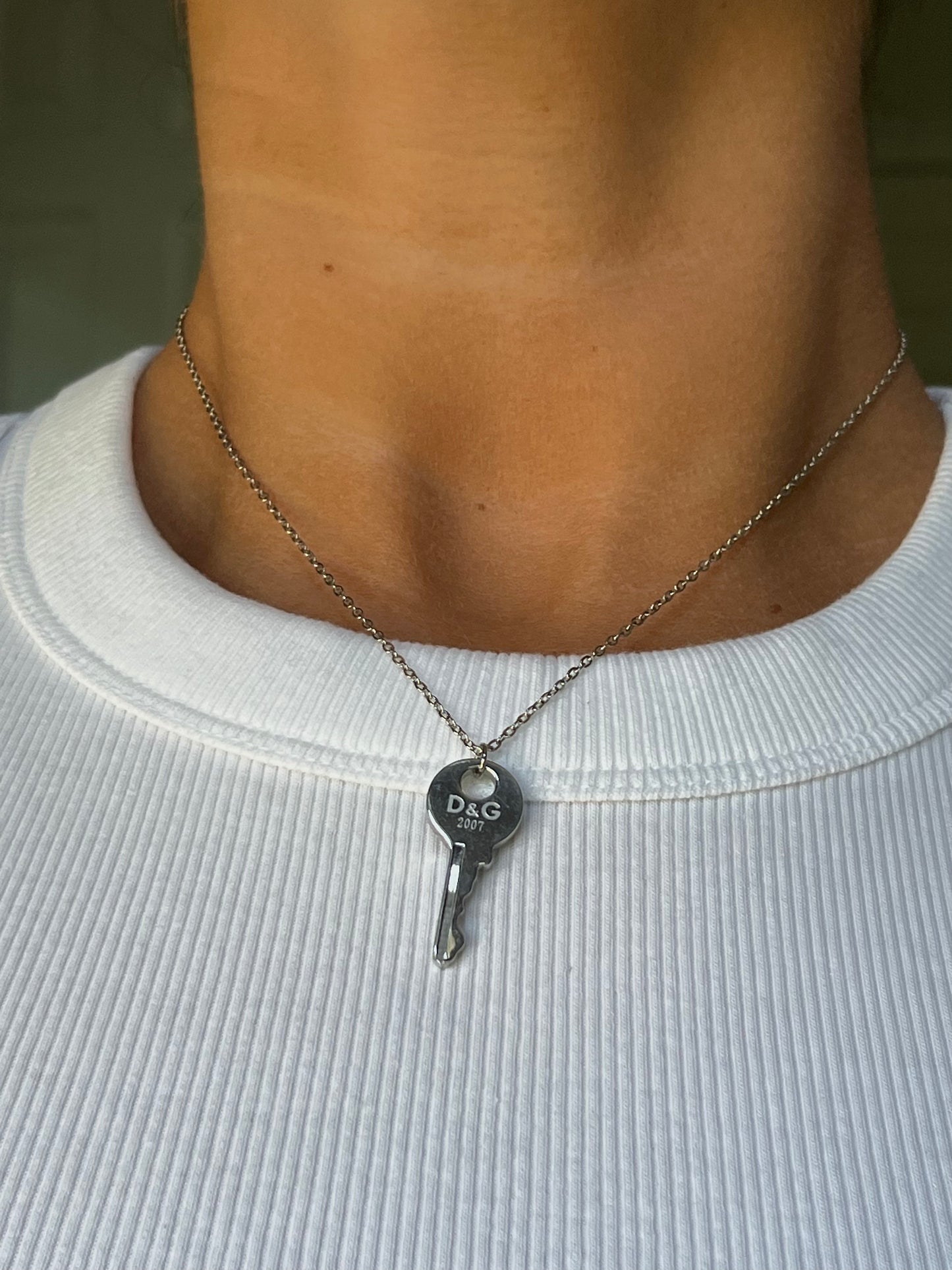 Vintage Dolce and Gabbana Key Necklace