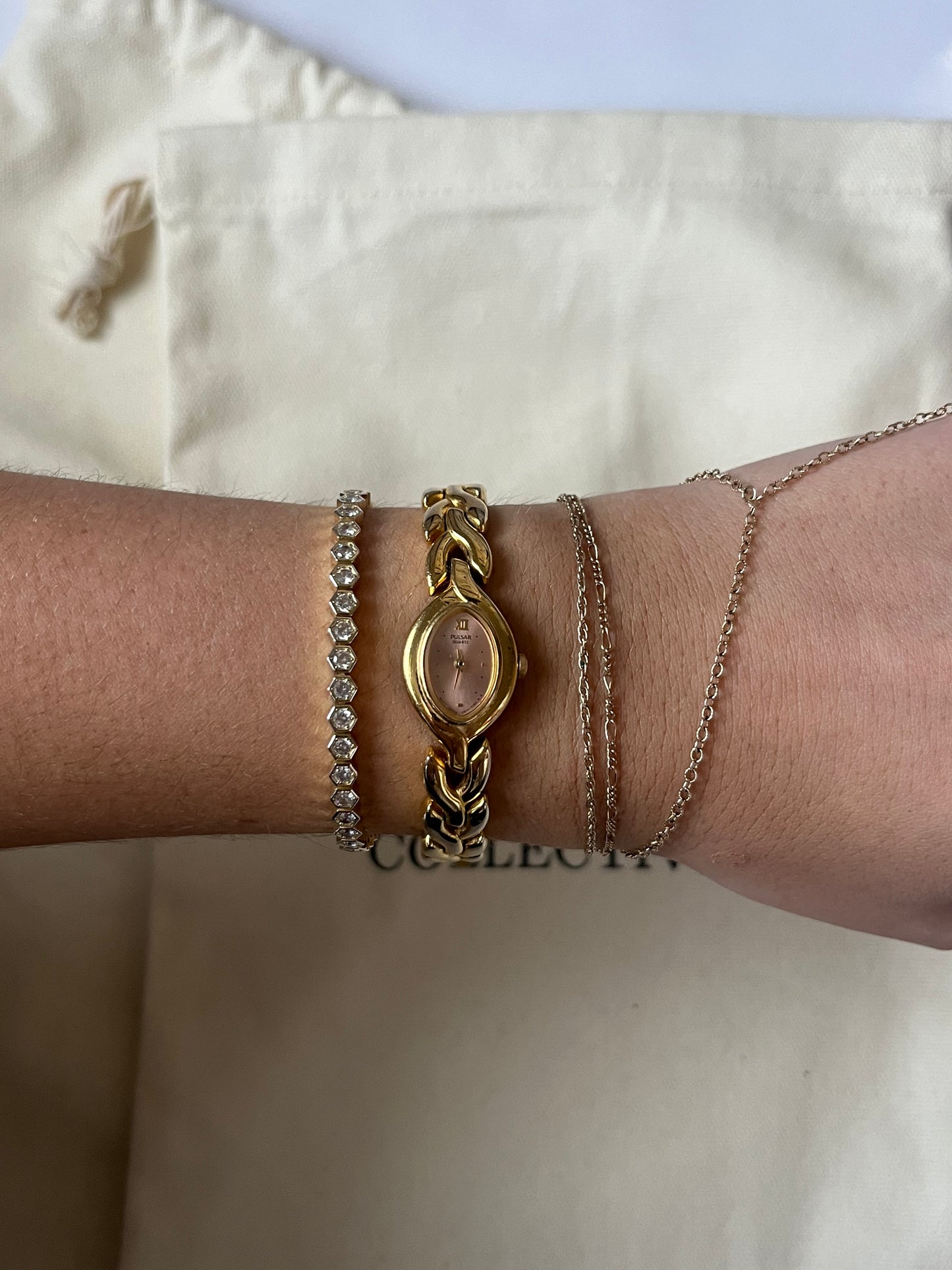Vintage Pulsar Goldtone Watch