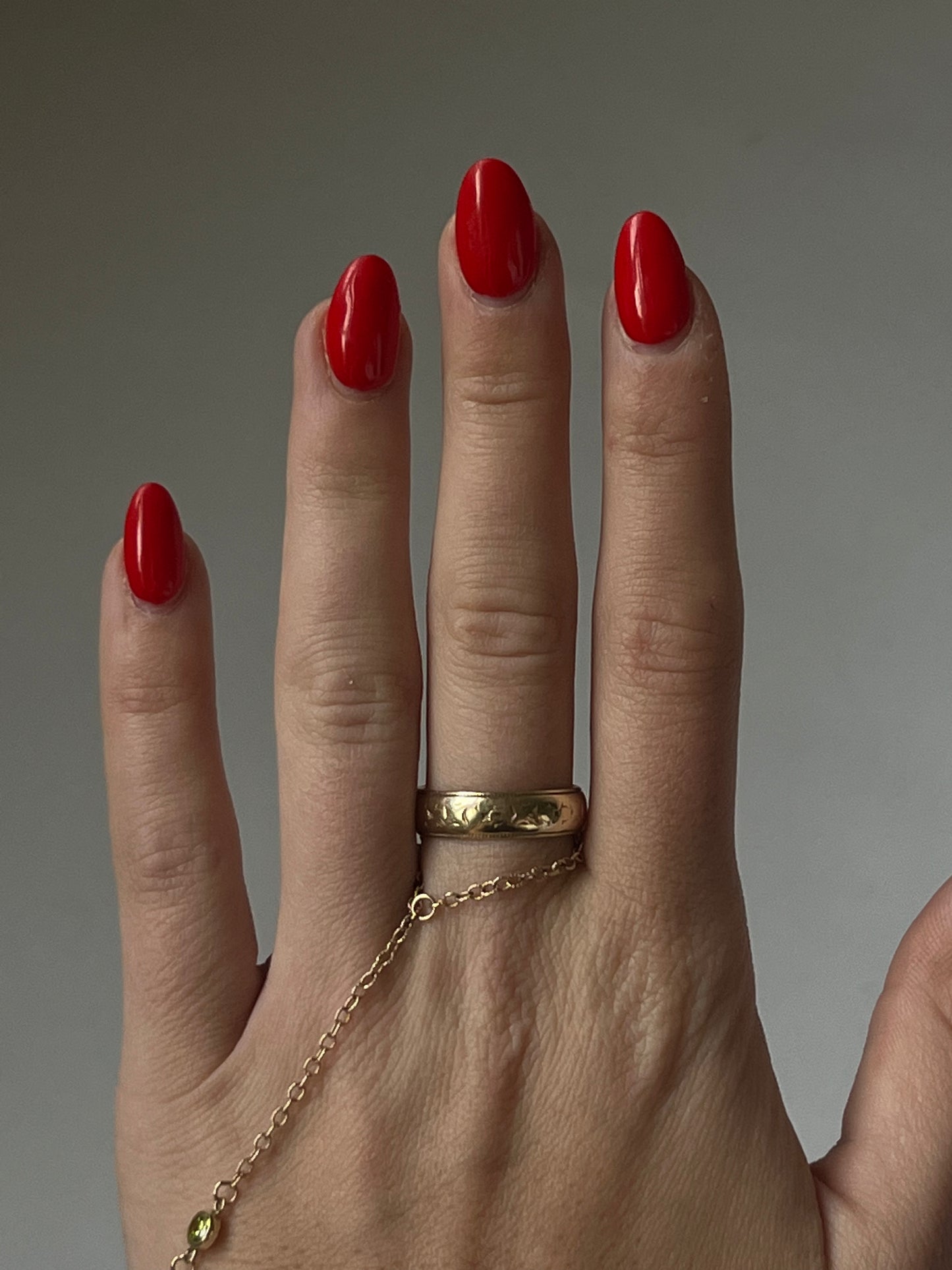 Vintage 14K Solid Gold Antique Band