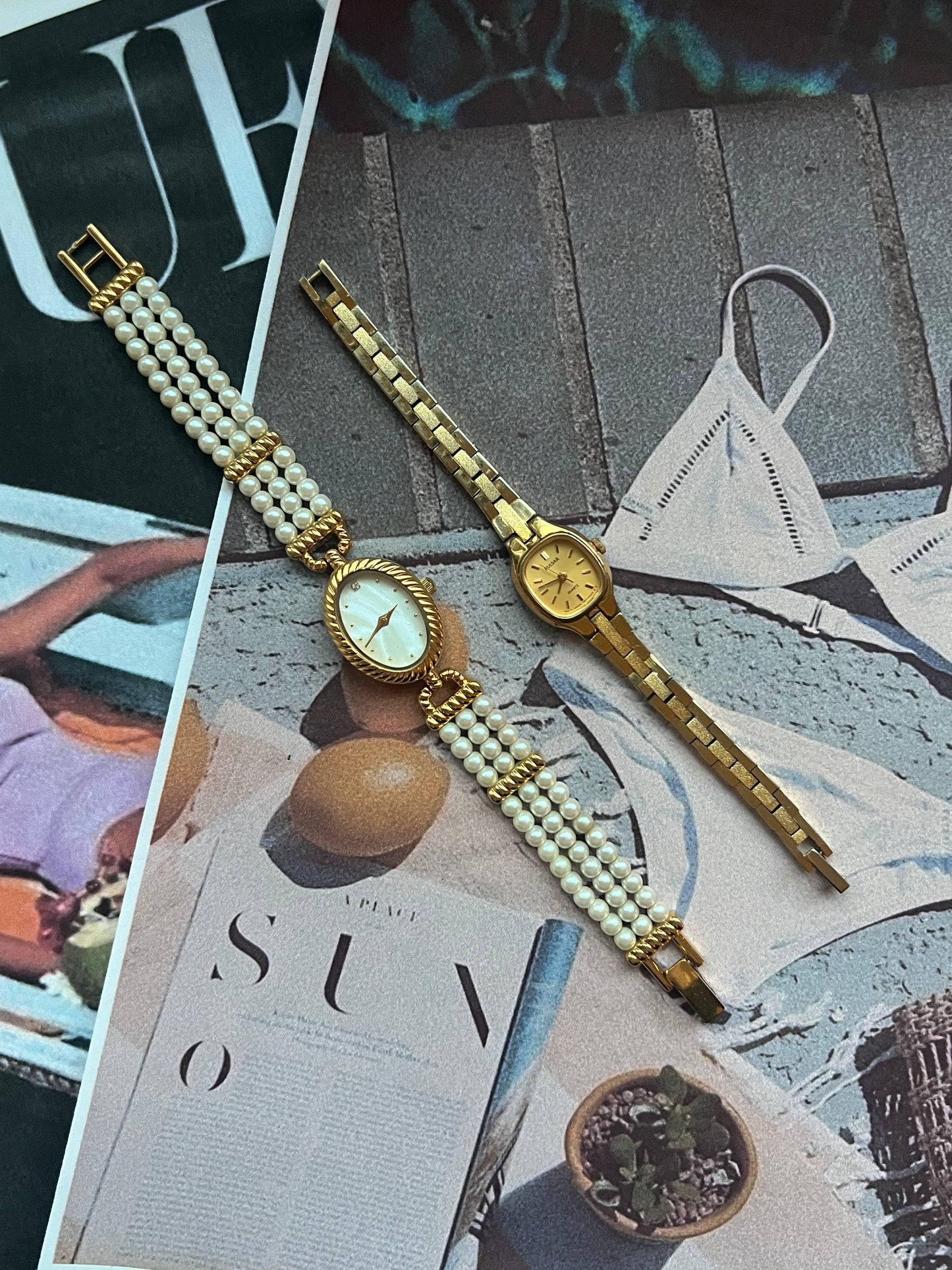 Vintage Mini Gold Pulsar Watch