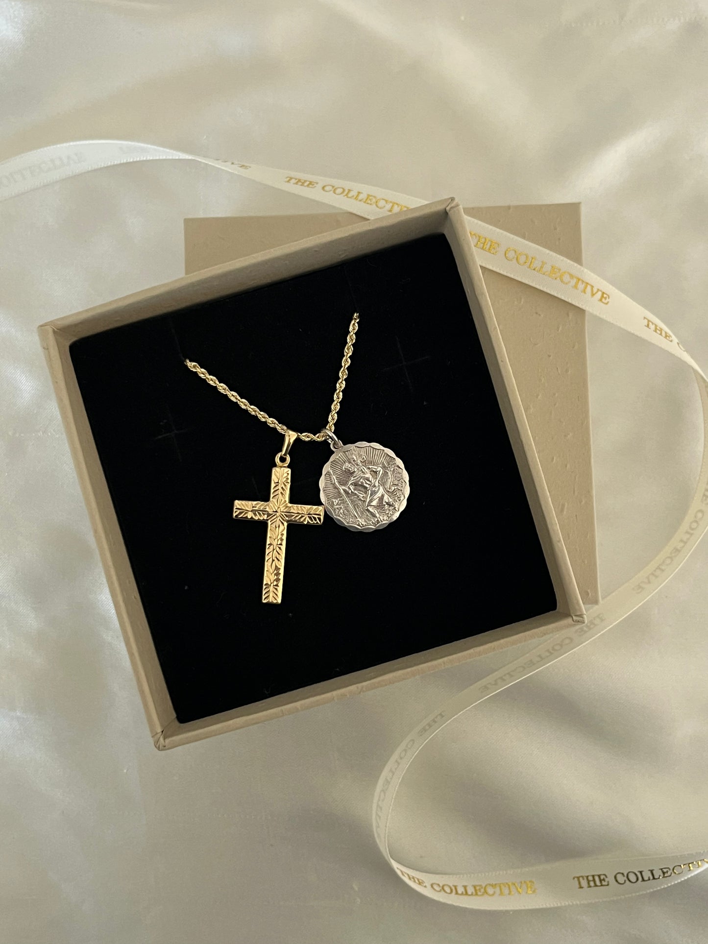 14K Cross & St. Christopher