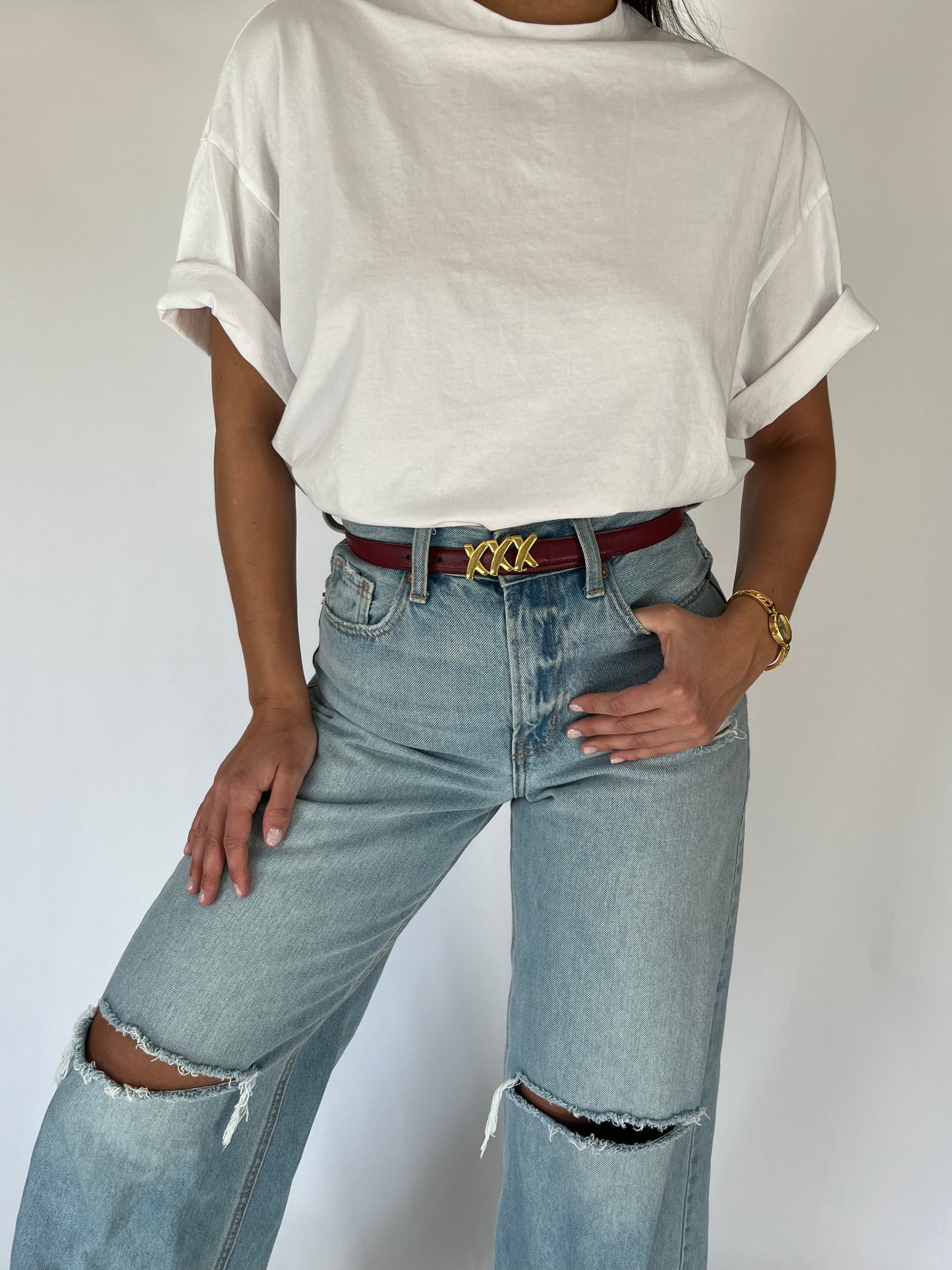 Vintage Red Paloma Picasso Belt