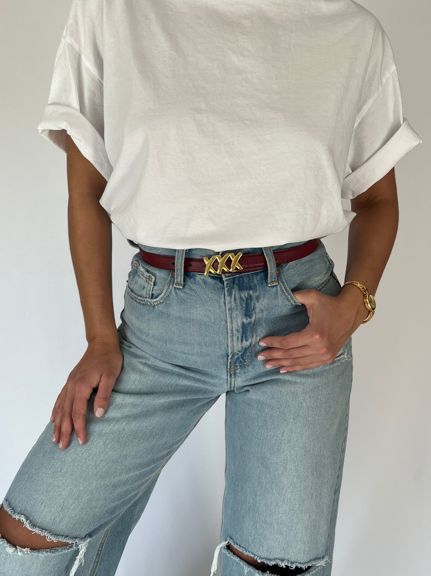 Vintage Red Paloma Picasso Belt
