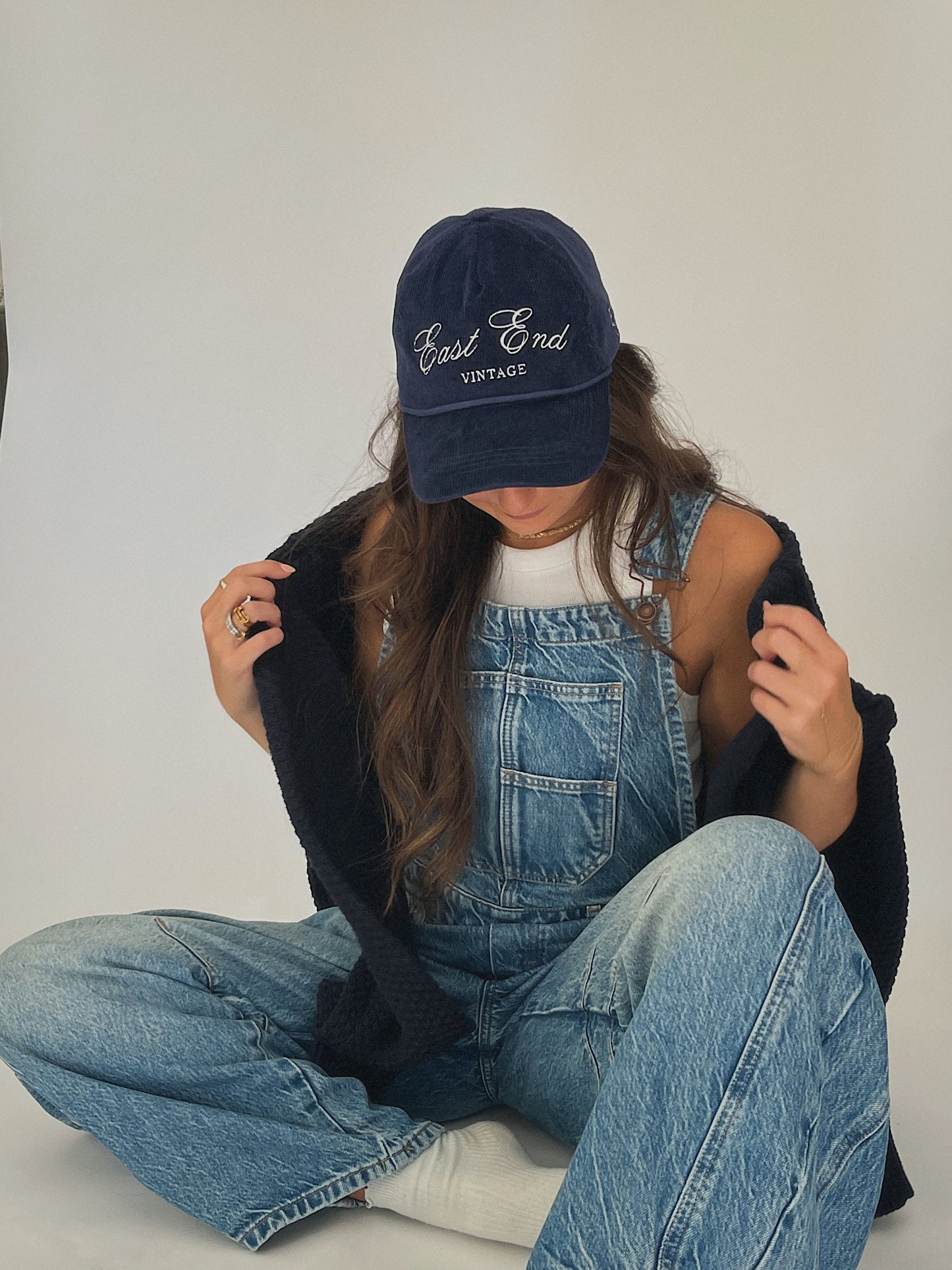 Navy East End Vintage Hat