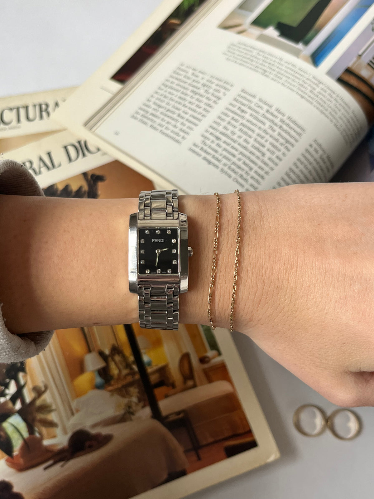 NIB Auth Fendi wristwatch 7000L Orologi  (ladies) with black dial silver Fendi Orologi Watch - Etsy main image 4