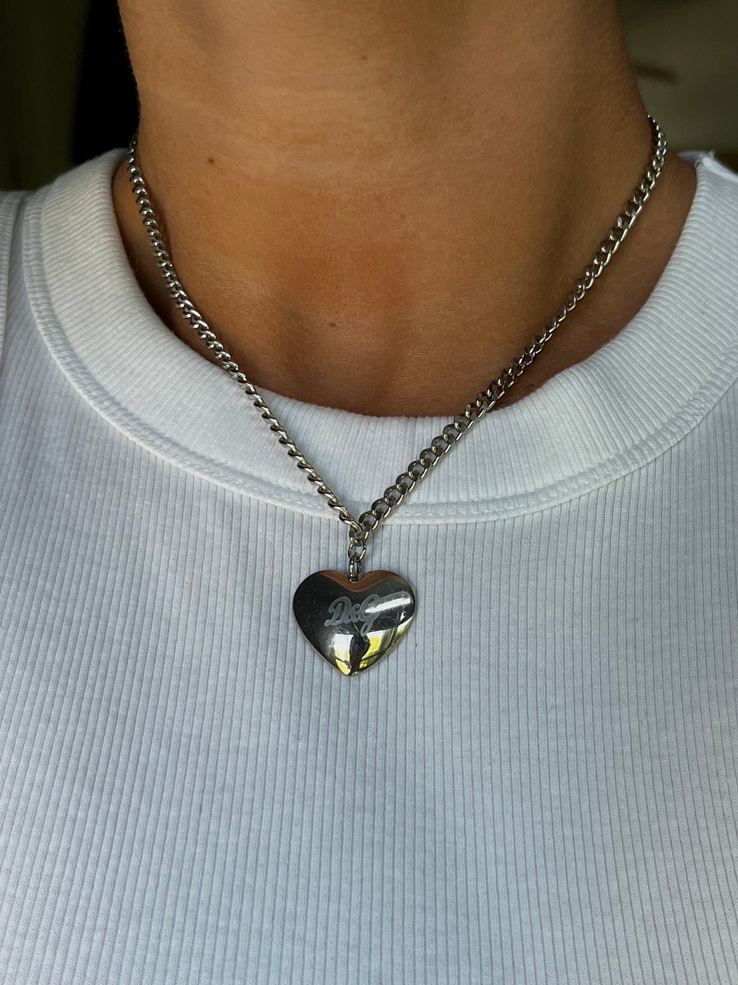 Vintage Dolce & Gabbana Heart Necklace