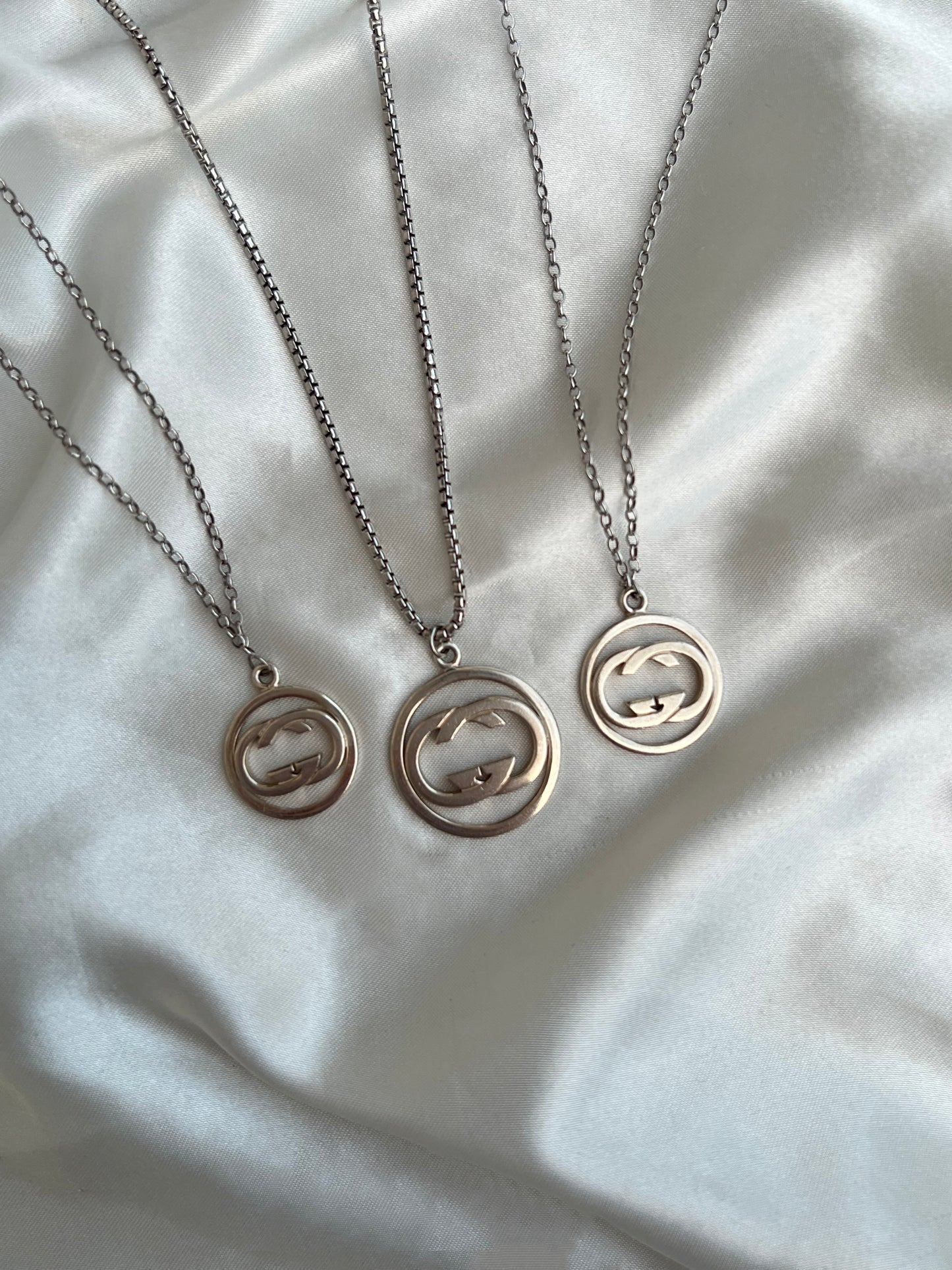 Large Gucci Emblem Necklace
