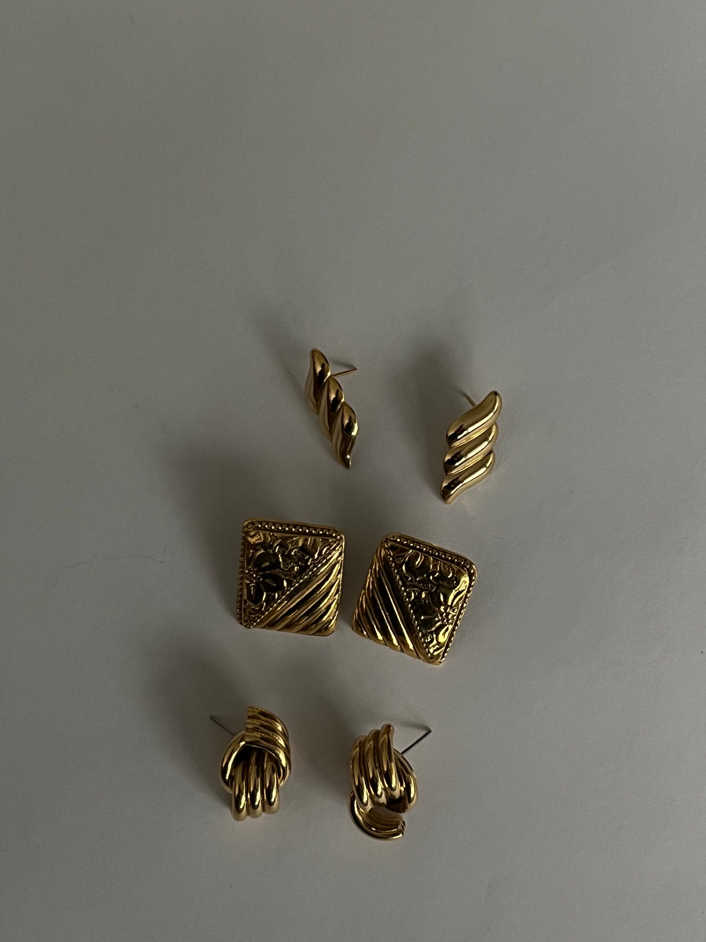 Vintage Mini Croissant Earrings