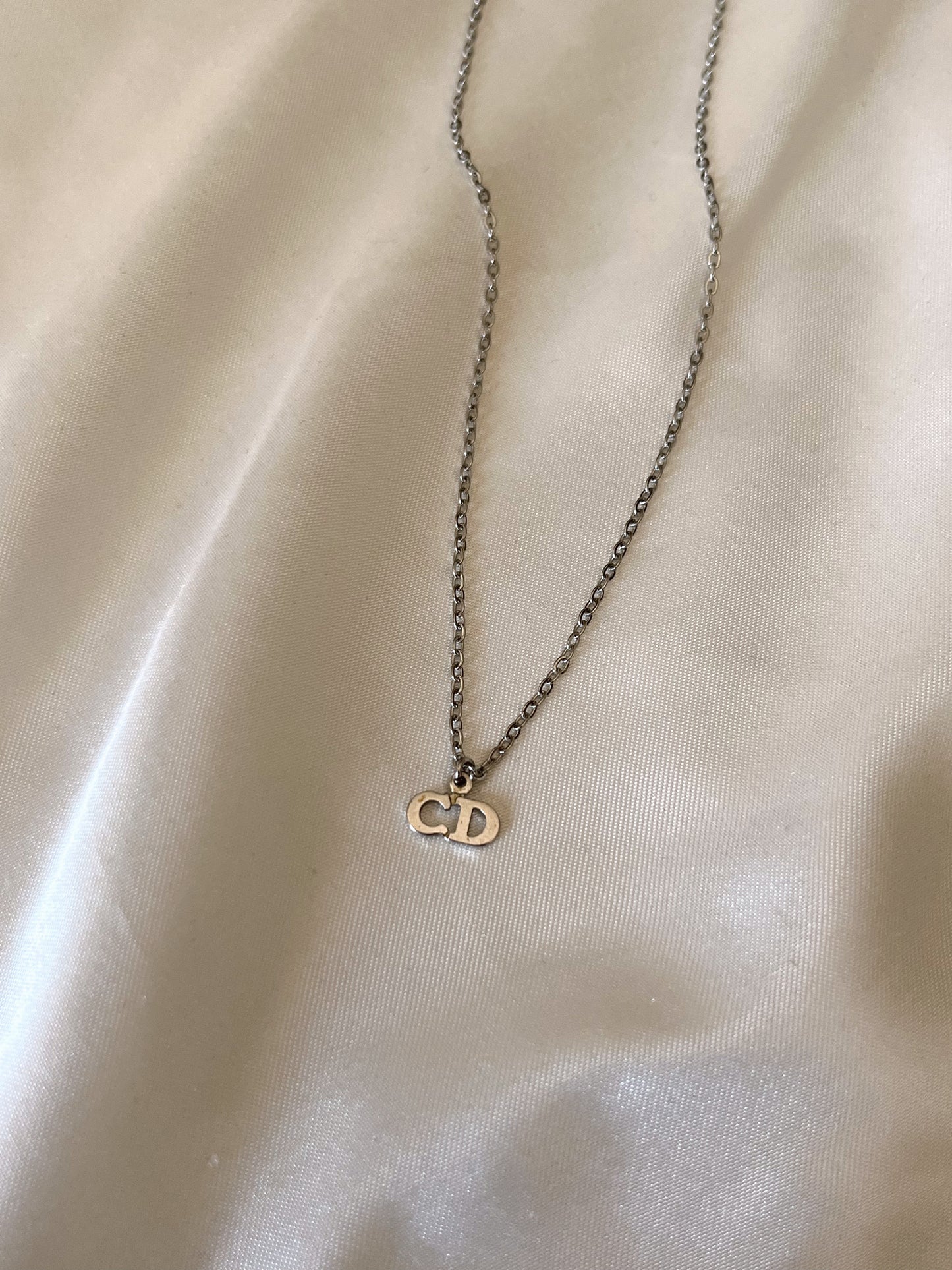 Vintage Christian Dior CD Necklace